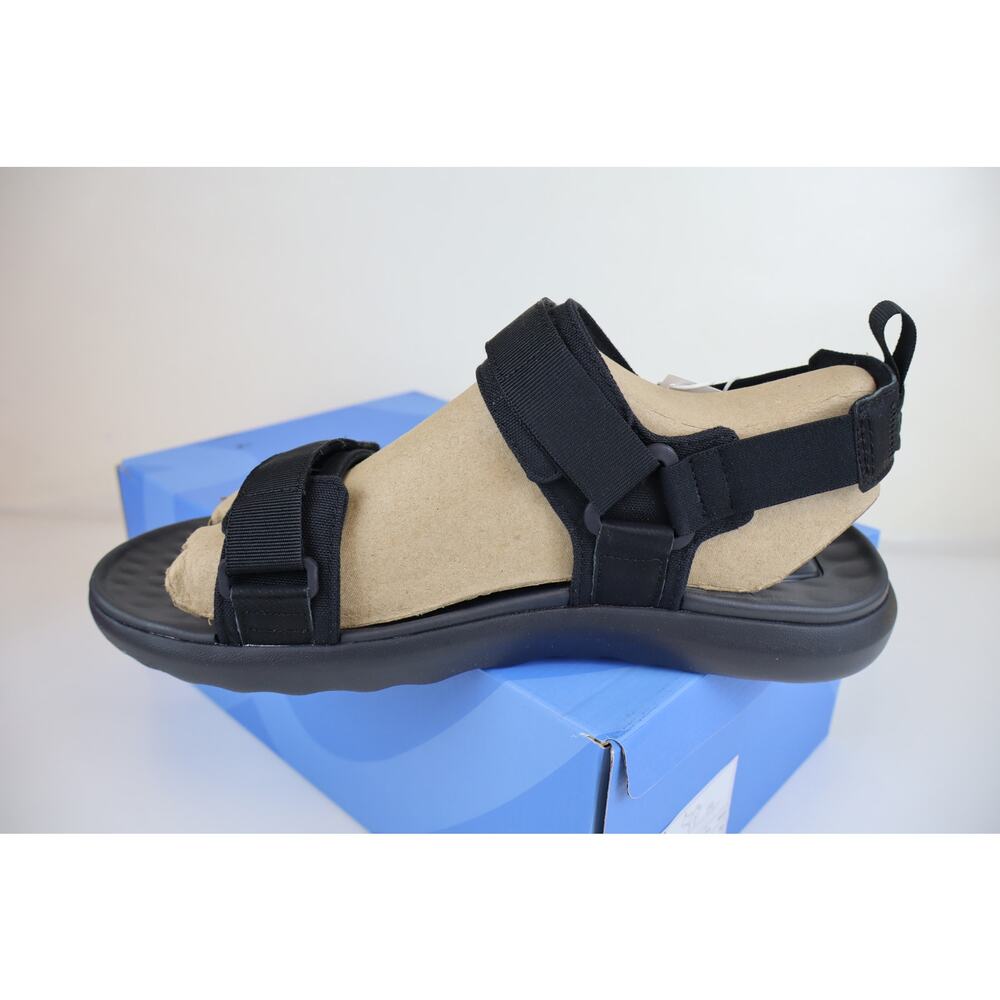 NEW Hey Dude Carson Sandals Sport Mode Men's Black Outdoor Hiking Size 12 - Picture 3 of 8